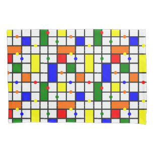 Colourful Crossword Pillowcase
