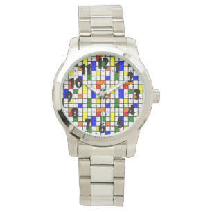Colourful Crossword Watch
