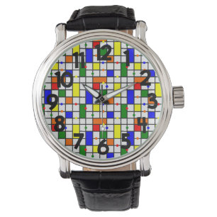 Colourful Crossword Watch