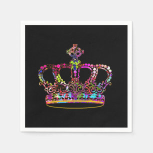 Colourful Crown Napkin