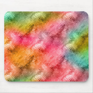 Colourful Crystal Glass Pattern Mouse Pad