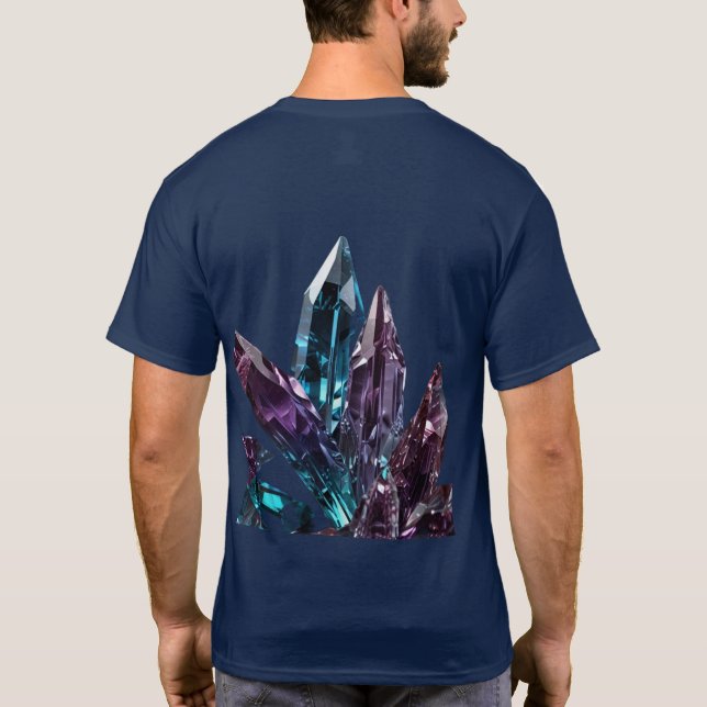 Colourful Crystal  T-Shirt (Back)
