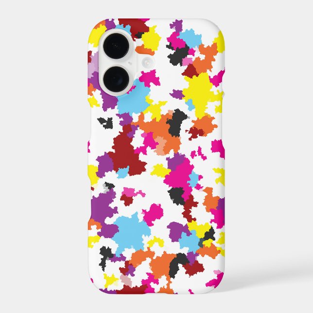 Colourful Crystalline Irregular Abstract Pattern  (Back)