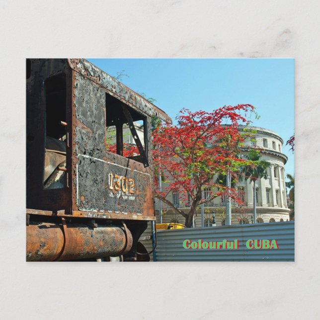 colourful Cuba Postcard (Front)