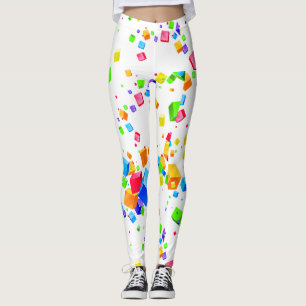 Colourful Cubes 1 Leggings