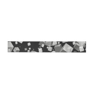 Colourful Cubes 4 Wrap Around Label