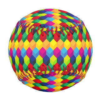 Colourful cubes baseball