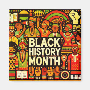 Colourful Culture Black History Month Magnet 
