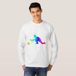 Colourful Curling Rainbow Long Sleeve T-Shirt