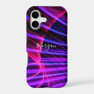 Colourful Curved Light, DIY Name, White Script