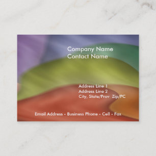 Colourful Curves card template
