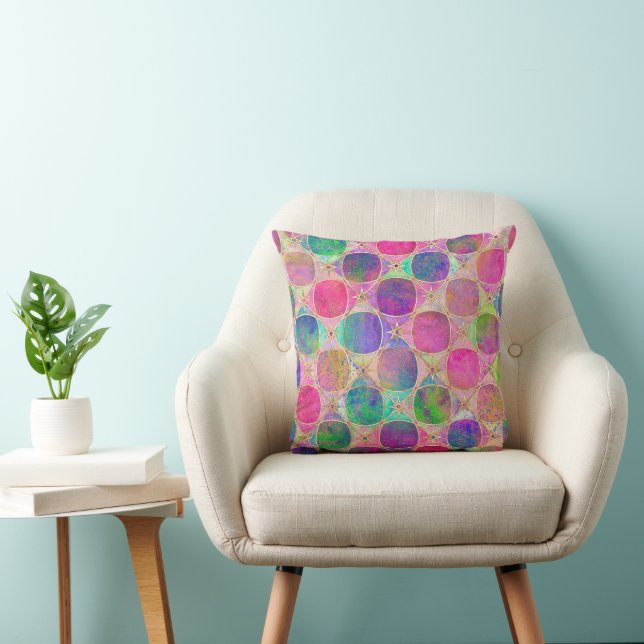 colourful cushion (Chair)