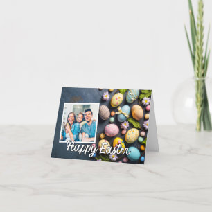 Colourful Custom Easter Eggs Photo Template