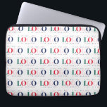 Colourful Custom Rectangle Business Logo Repeating Laptop Sleeve<br><div class="desc">Promote your business with this elegant laptop sleeve,  featuring your custom logo pattern. Easily add your logo by clicking on the "personalise" option.</div>