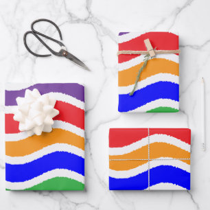 Colourful Custom Torn Paper Effect