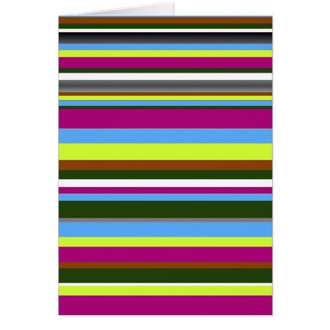 Colourful Customised Designer Stripe (Front)