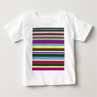 Colourful Customised Designer Stripe Baby T-Shirt