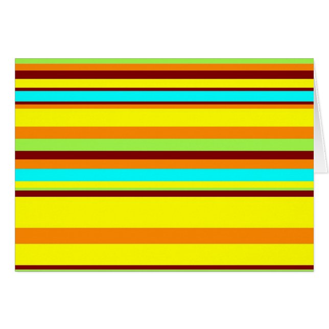 Colourful Customised Designer Stripe Pattern (Front Horizontal)