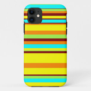 Colourful Customised Designer Stripe Pattern Case-Mate iPhone Case