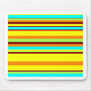 Colourful Customised Designer Stripe Pattern Mouse Pad