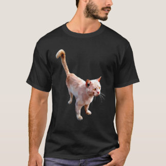 Colourful Cute Cat Graphic T-Shirt