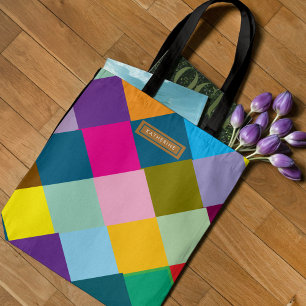 Colourful Cute Chic Trendy Stylish Tote Bag
