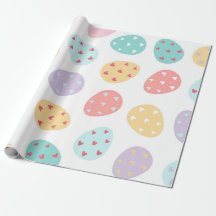 Colourful Cute Easter Eggs Pattern