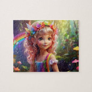 Colourful Cute Fairy Jigsaw Puzzle