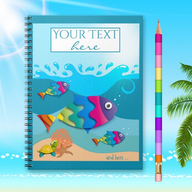 Colourful Cute Fishes Ocean Notebook (Creator Uploaded)