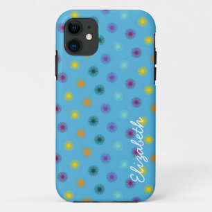 Colourful Cute Flower Pattern Case-Mate iPhone Case
