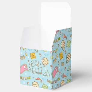 Colourful Cute Fun Eid Mubarak Eid Goodie Favour B Box