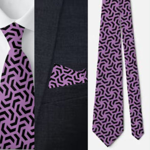 Colourful Cute Geometric Pattern Necktie       