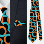 Colourful Cute Geometric Pattern Necktie<br><div class="desc">Colourful Cute Geometric Pattern necktie.</div>