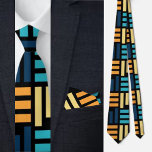 Colourful Cute Geometric Pattern Necktie<br><div class="desc">Colourful Cute Geometric Pattern necktie.</div>