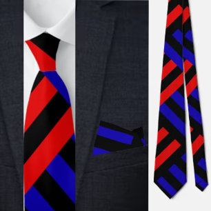 Colourful Cute Geometric Pattern Necktie