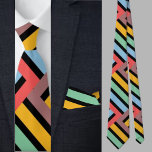 Colourful Cute Geometric Pattern           Tie<br><div class="desc">Colourful Cute Geometric Pattern necktie.</div>
