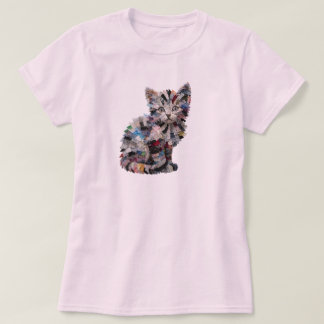 Colourful Cute Kitten Looking to Be Adopted T-Shirt