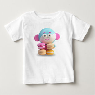Colourful Cute Macaron Baby Clothes T-Shirt