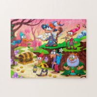Colourful Cute Magical Wizard Treasure