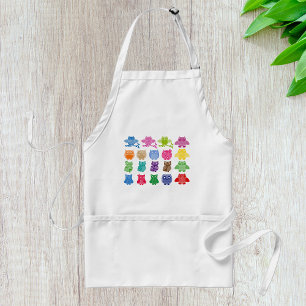 Colourful Cute Owl Pattern Standard Apron