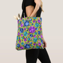 Colourful Cute Polka Dots Blue Purple Teal -