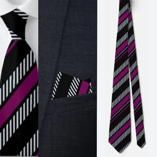 Colourful Cute Stripes Pattern          Neck Tie (Creator Uploaded)