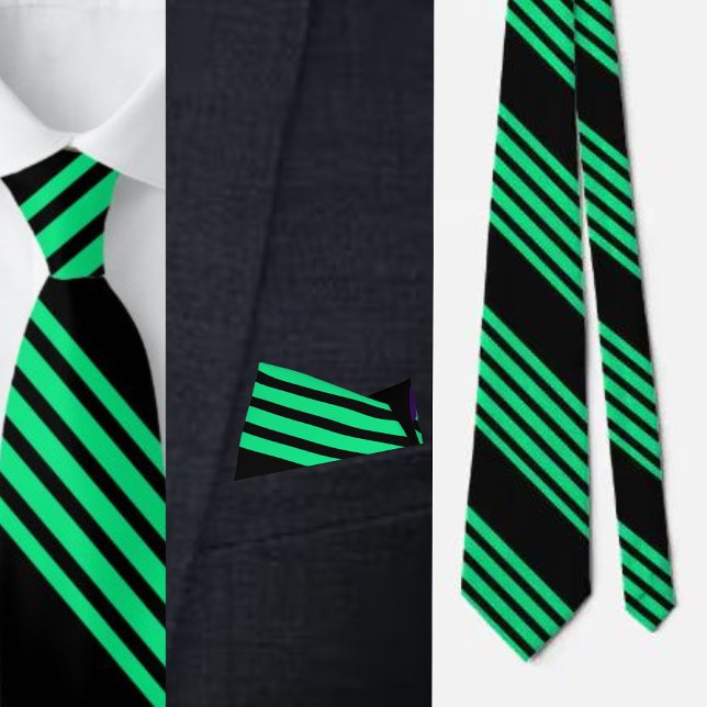 Colourful Cute Stripes Pattern          Neck Tie (Creator Uploaded)