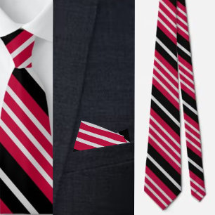 Colourful Cute Stripes Pattern          Neck Tie