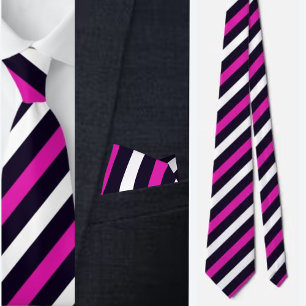 Colourful Cute Stripes Pattern Tie