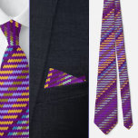 Colourful Cute Stripes Pattern          Tie<br><div class="desc">Colourful Cute Stripes Pattern neck tie.</div>