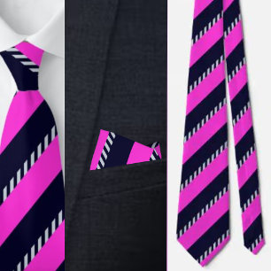 Colourful Cute Stripes Pattern          Tie