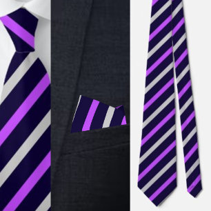 Colourful Cute Stripes Pattern          Tie