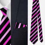 Colourful Cute Stripes Pattern          Tie<br><div class="desc">Colourful Cute Stripes Pattern neck tie.</div>