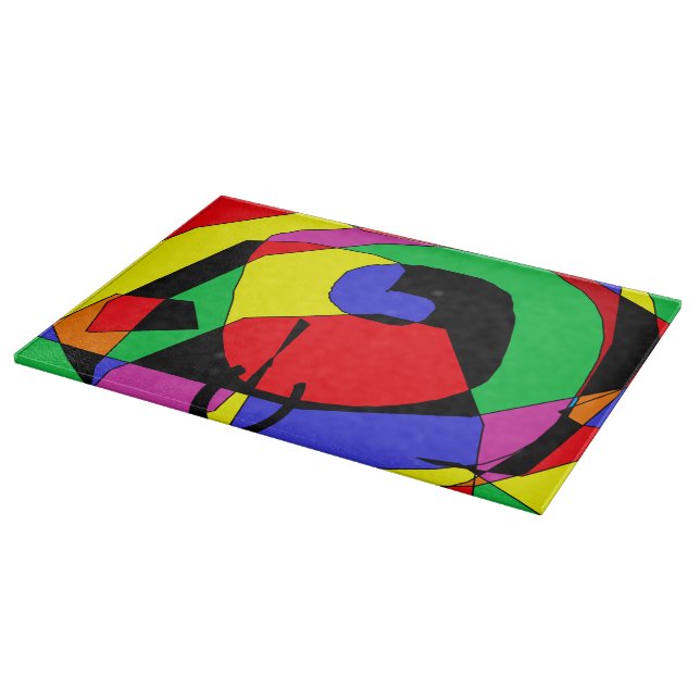Colourful Cutting Board Multicolor (Corner)